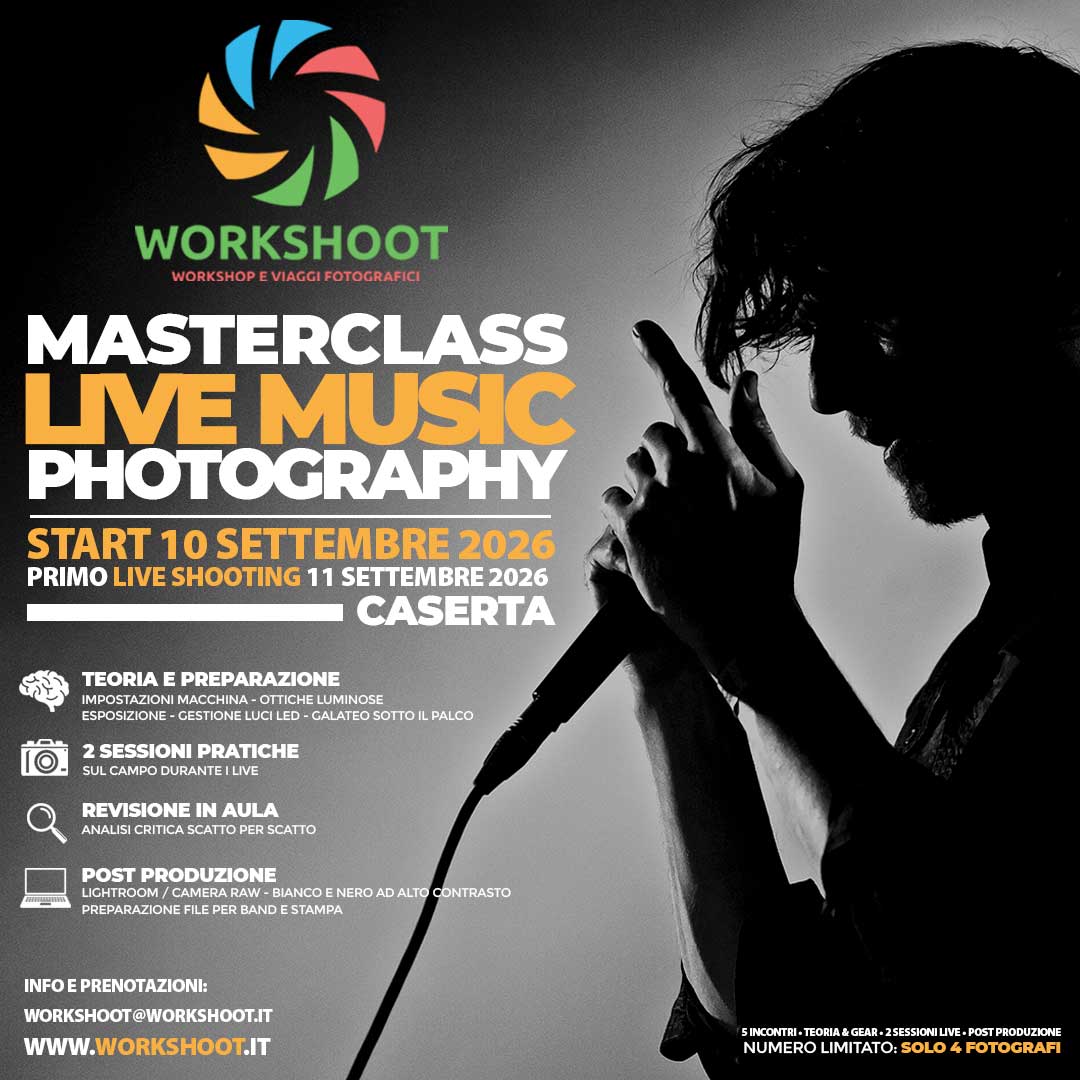 Masterclass Music Photography – CASERTA