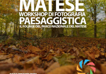 WORKSHOP DI FOTOGRAFIA PAESAGGISTICA MATESE 24 E 25 OTTOBRE 2026