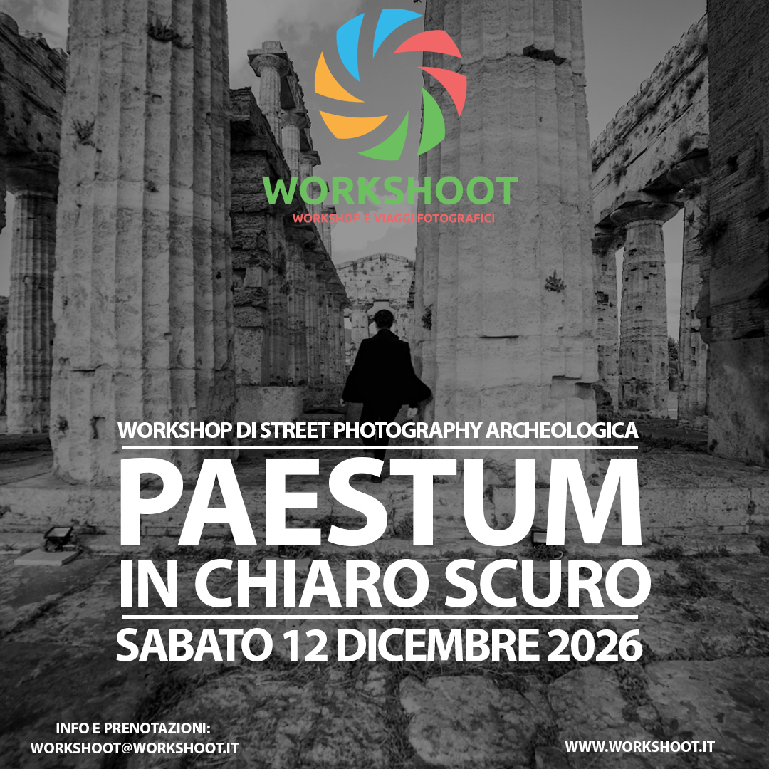 WORKSHOP DI FOTOGRAFIA PAESTUM IN CHIAROSCURO 12 DICEMBRE 2026